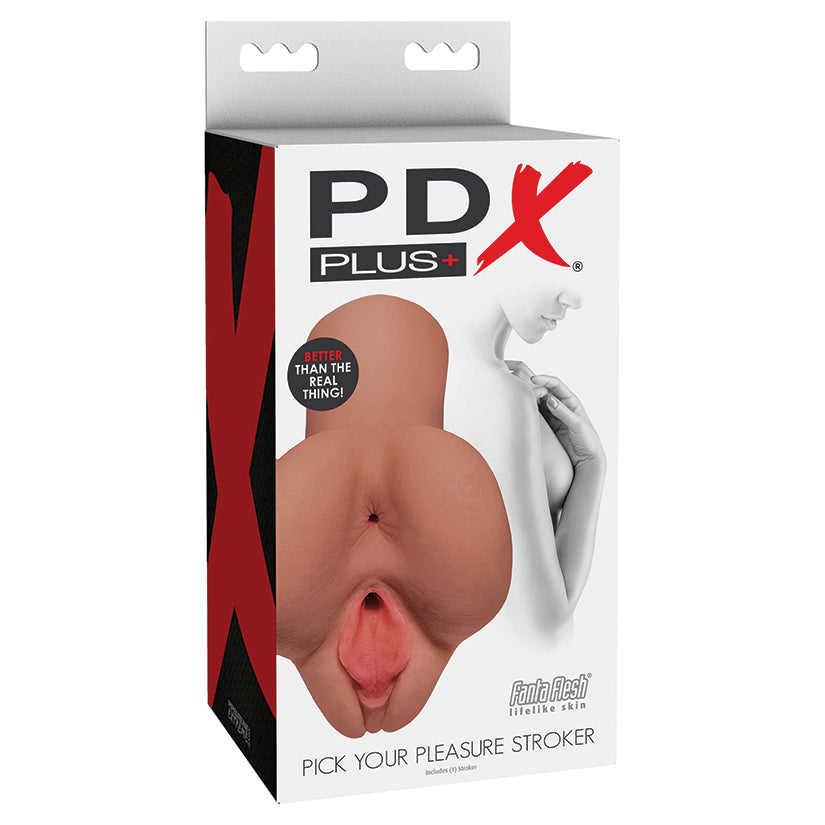 PDX Plus Pick Your Pleasure Stroker-Tan