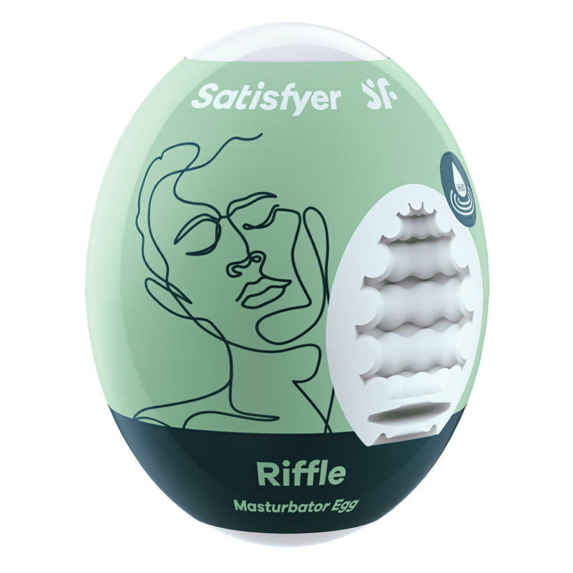 Satisfyer Masturbator Egg Single-Riffle