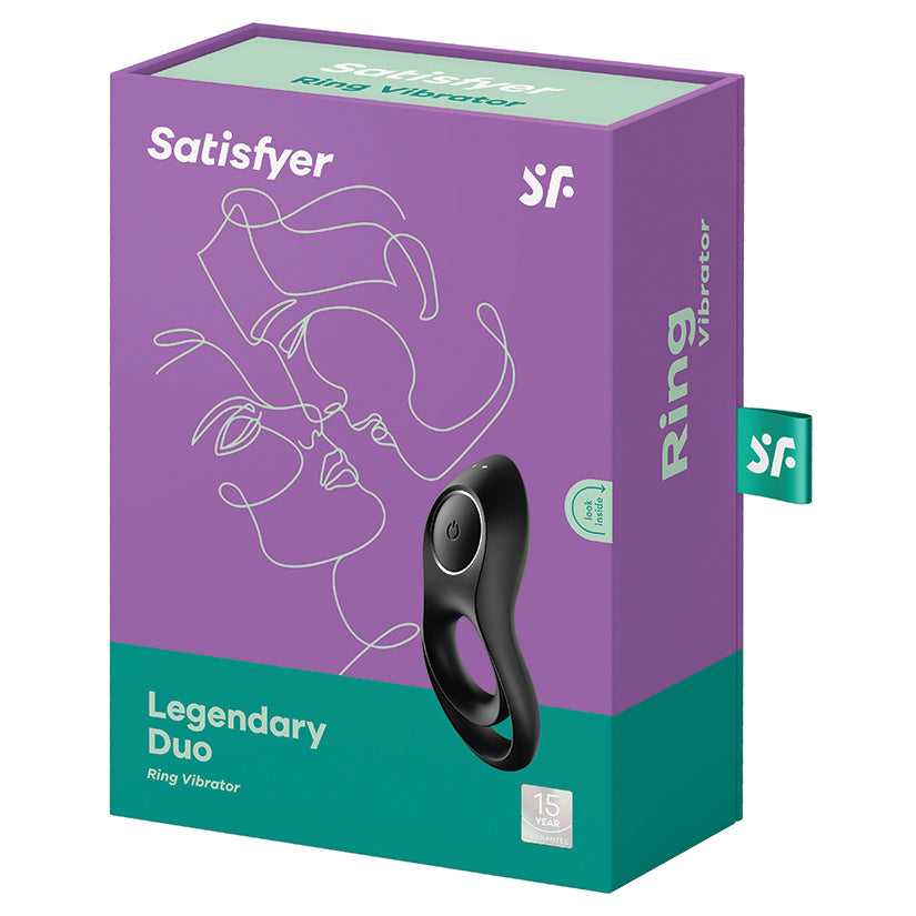 Satisfyer Legendary Duo Ring Vibrator - Black