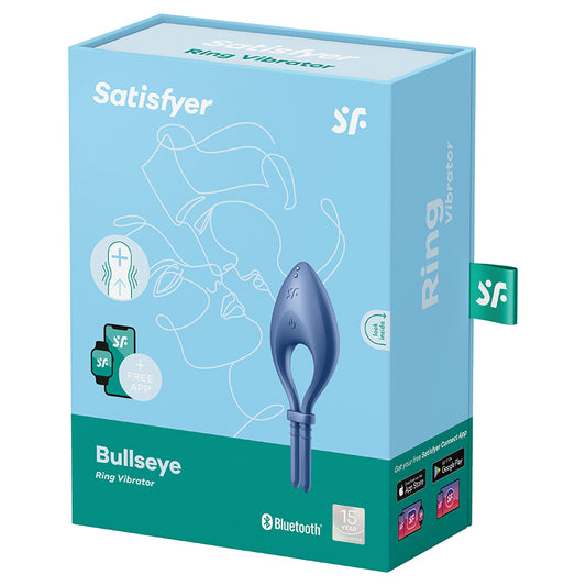 Satisfyer Bullseye Ring Vibrator - Blue