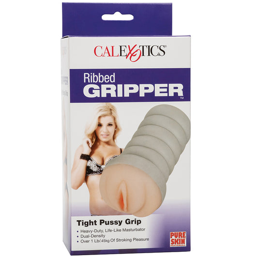 Ribbed Gripper Tight Pussy-Ivory