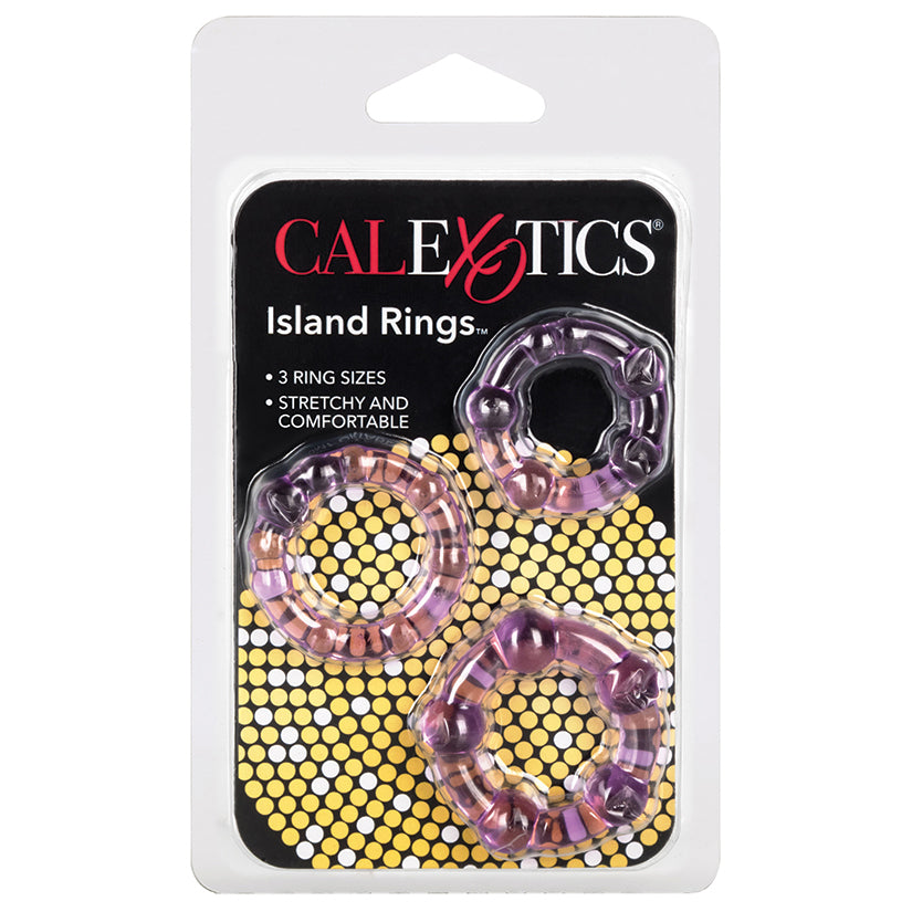 Silicone Island Rings - Purple