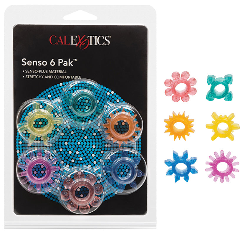 Senso 6 Pack Rings - Assorted Colors