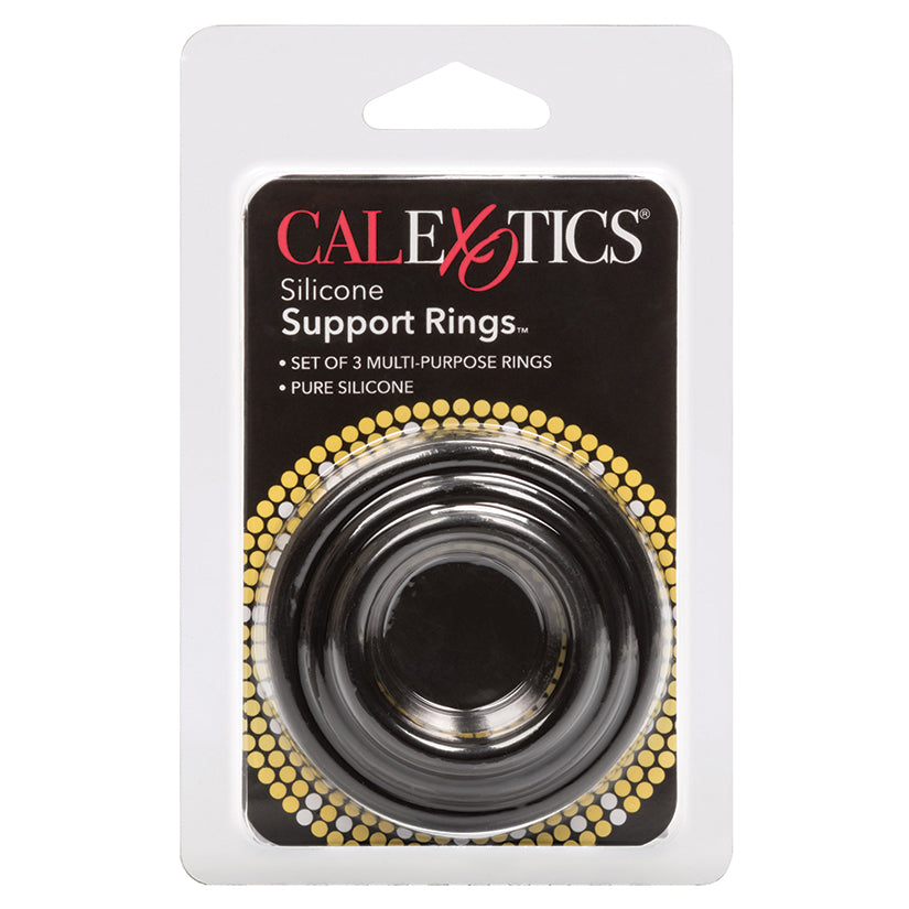 Silicone Support Rings - Black