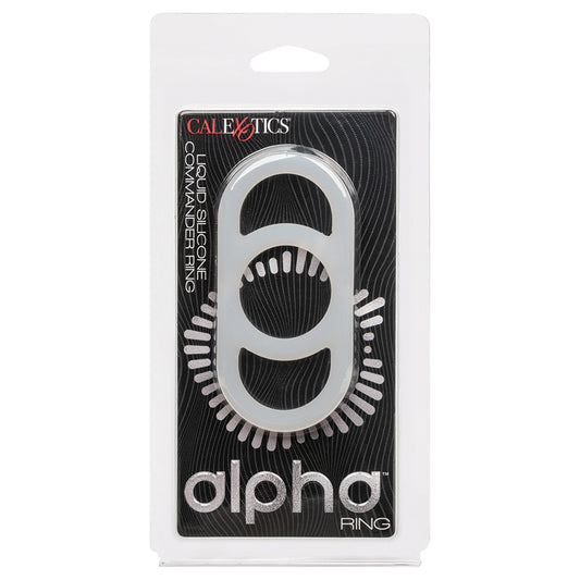 Alpha Liquid Silicone Commander Cock Ring - Natural