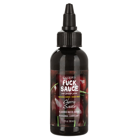 Fuck Sauce Flavored Water Based Personal Lubricant - 2 oz Cherry