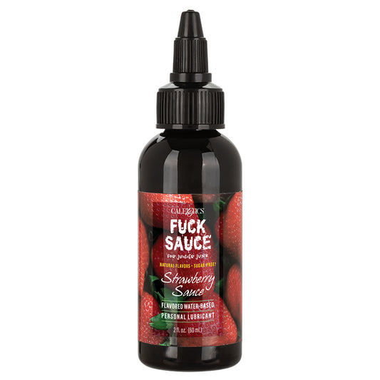 Fuck Sauce Flavored Water Based Personal Lubricant - 2 oz Strawberry