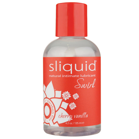 Sliquid Naturals Swirl Lubricant - 4.2 oz  Cherry Vanilla