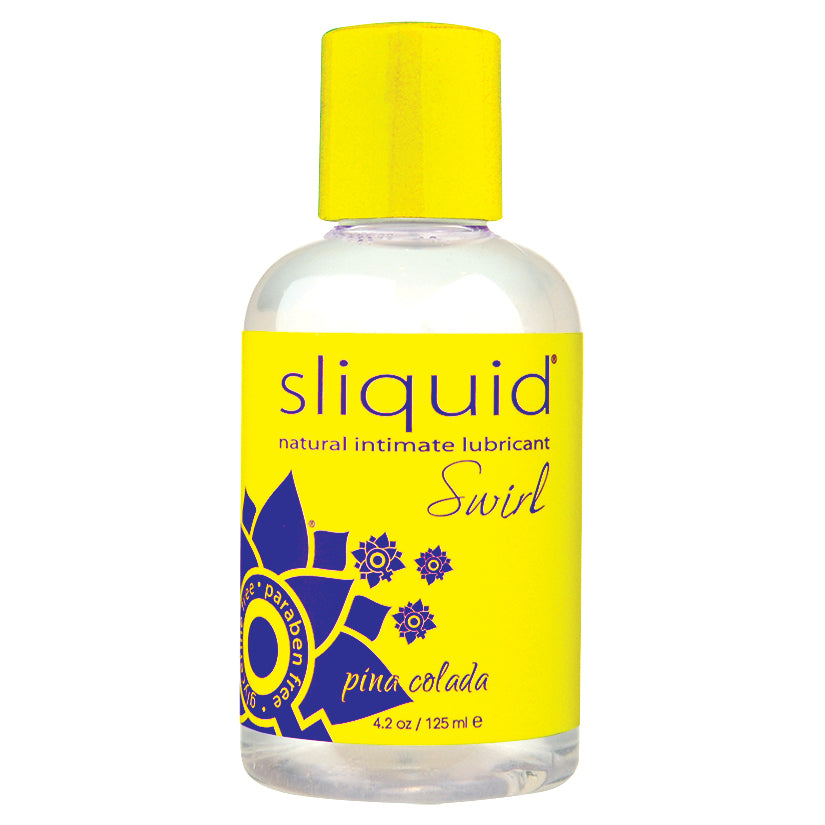 Sliquid Naturals Swirl Lubricant - 4.2 oz  Pina Colada