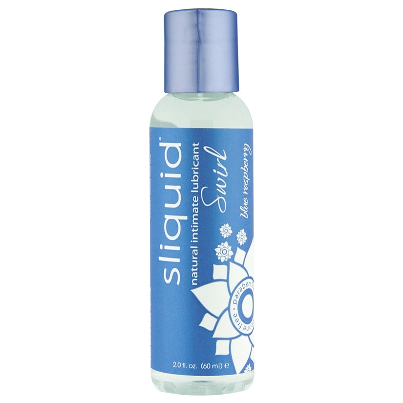 Sliquid Naturals Swirl Lubricant - 2 oz Blue Raspberry