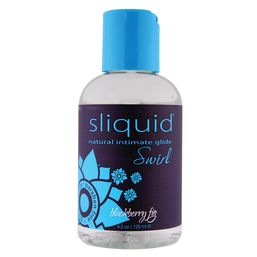 Sliquid Naturals Swirl Lubricant - 4.2 oz Blackberry Fig