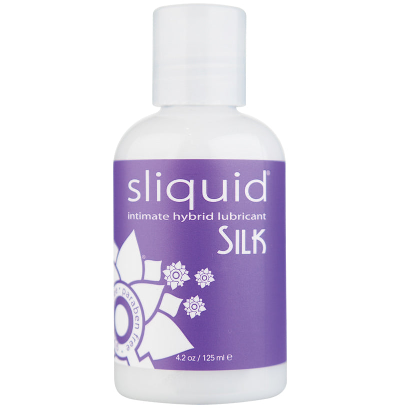 Sliquid Silk Hybrid Lube Glycerine &amp; Paraben Free - 4.2 oz