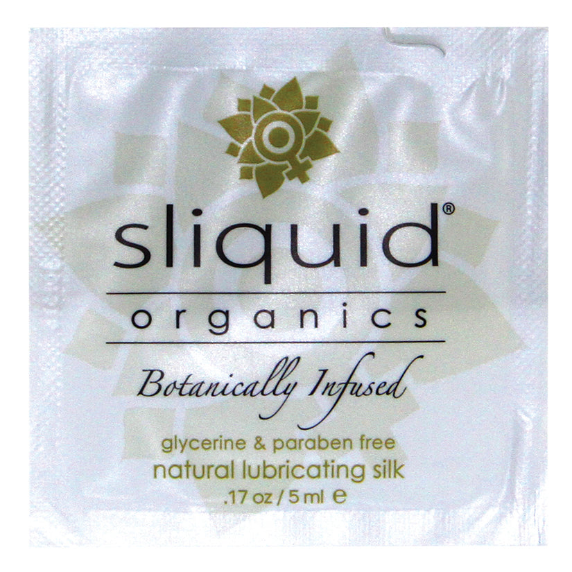 Sliquid Organics Silk Lubricant - .17 oz Pillow