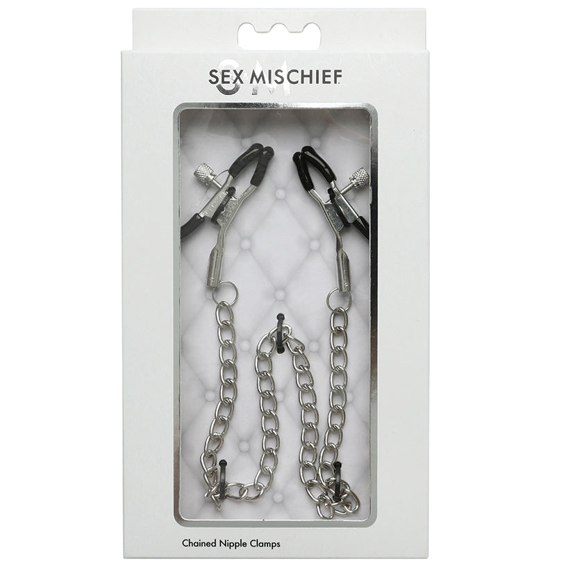 Sex &amp; Mischief Chained Nipple Clamps