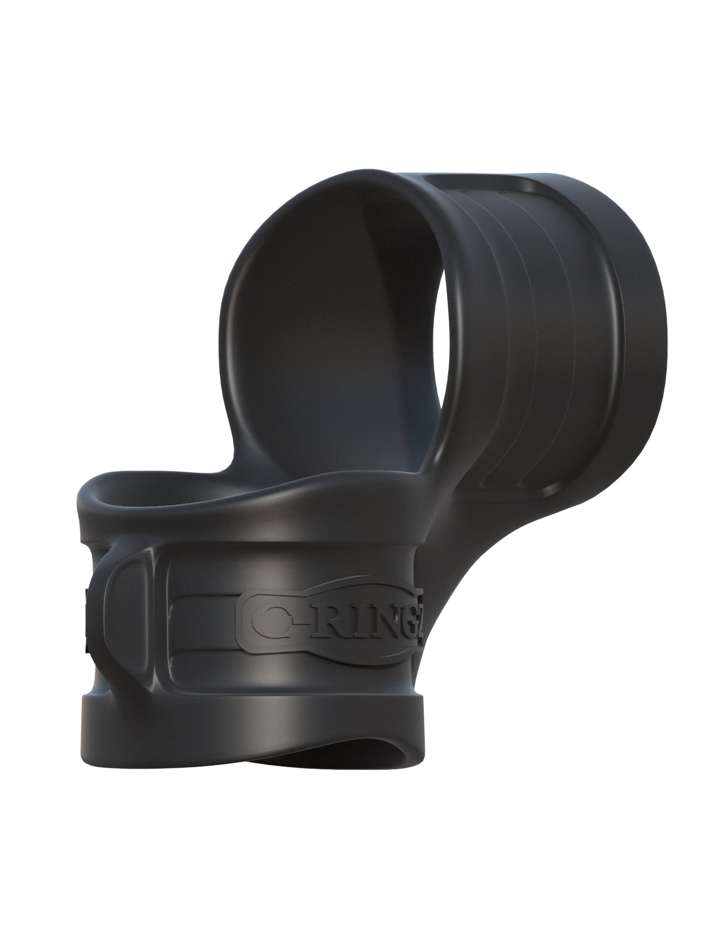 Pipedream Fantasy C-Ring Mr Big Cock Ring and Ball Stretcher - Black