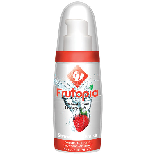 ID Frutopia Natural Lubricant - 3.4 oz Strawberry