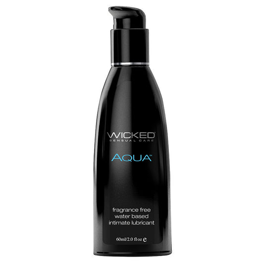 Wicked Sensual Care Aqua Water Based Lubricant - 2 oz Fragrance Free