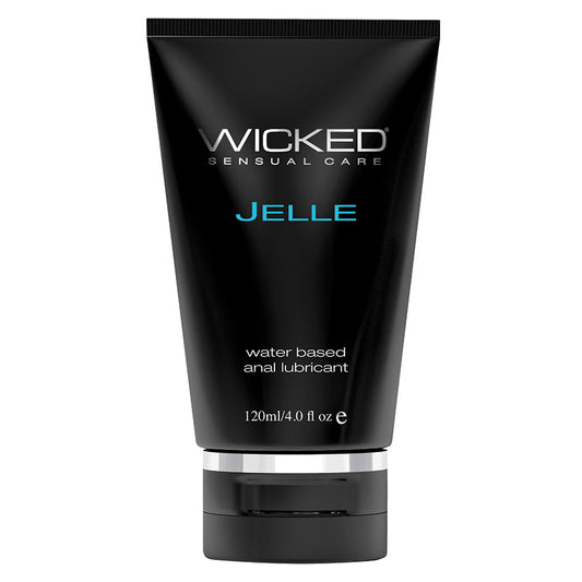 Wicked Sensual Care Jelle Water Based Anal Lubricant - 4 oz Fragrance Free