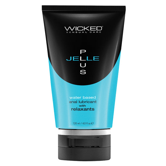 Wicked Sensual Care Jelle Plus Water Based Anal Lubricant with Relaxants - 4 oz