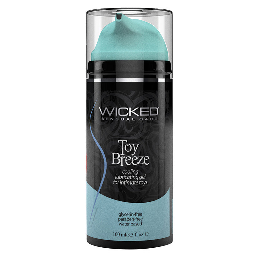 Wicked Sensual Care Toy Breeze Water Based Cooling Lubricant - 3.3 oz