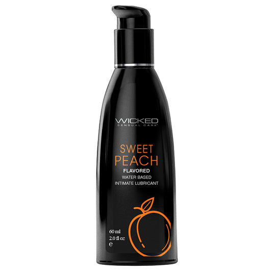 Wicked Sensual Care Water Based Lubricant - 2 oz Sweet Peach