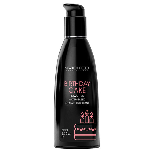 Wicked Sensual Care Water Based Lubricant - 2 oz Birthday Cake