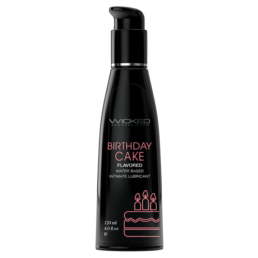 Wicked Sensual Care Water Based Lubricant - 4 oz Birthday Cake