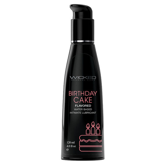 Wicked Sensual Care Water Based Lubricant - 4 oz Birthday Cake