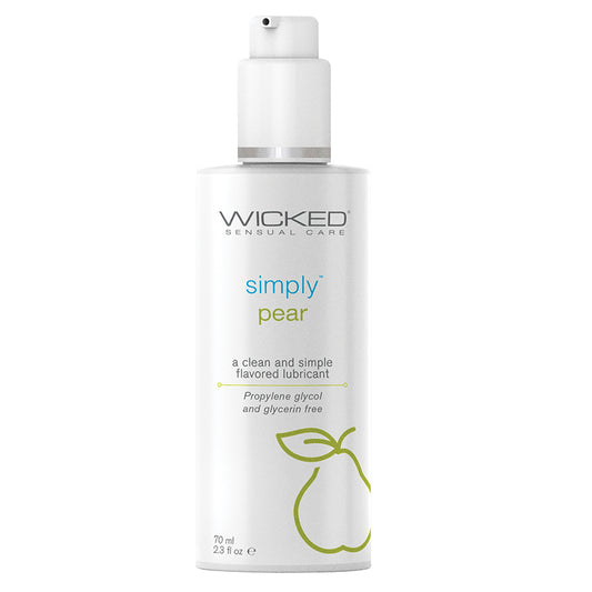 Wicked Sensual Care Simply Water Based Lubricant - 2.3 oz Pear