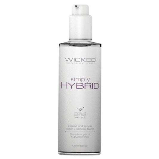 Wicked Sensual Care Simply Hybrid Lubricant - 4 oz