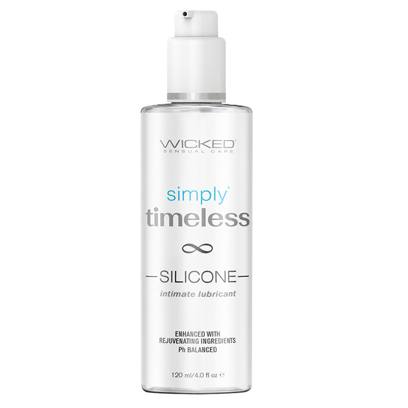 Wicked Sensual Care Simply Timeless Silicone Lubricant - 4 oz